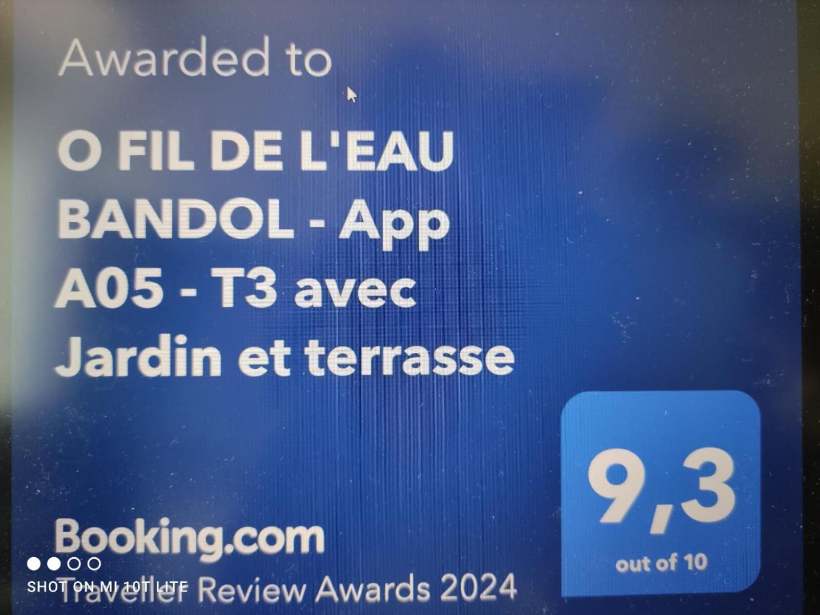O Fil De L'Eau Bandol - App A05 - T3 Avec Jardin Et Terrasse Daire Dış mekan fotoğraf